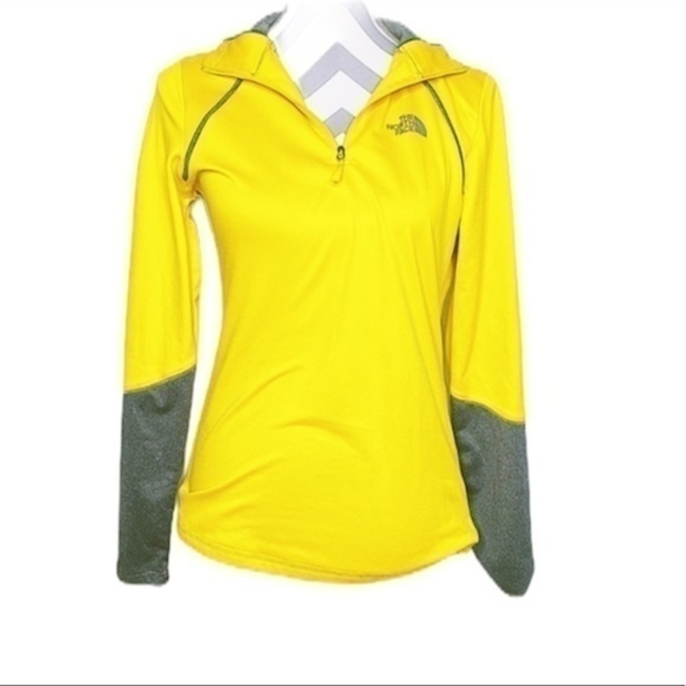 THE North Face Fleece pullover Yellow Size Small